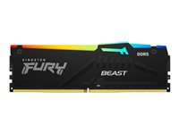 Kingston Technology Kingston FURY Beast – Arbeitsspeicher – 32 GB DDR5 5200 MT/s CL40, 288‑Pin DIMM, RGB
