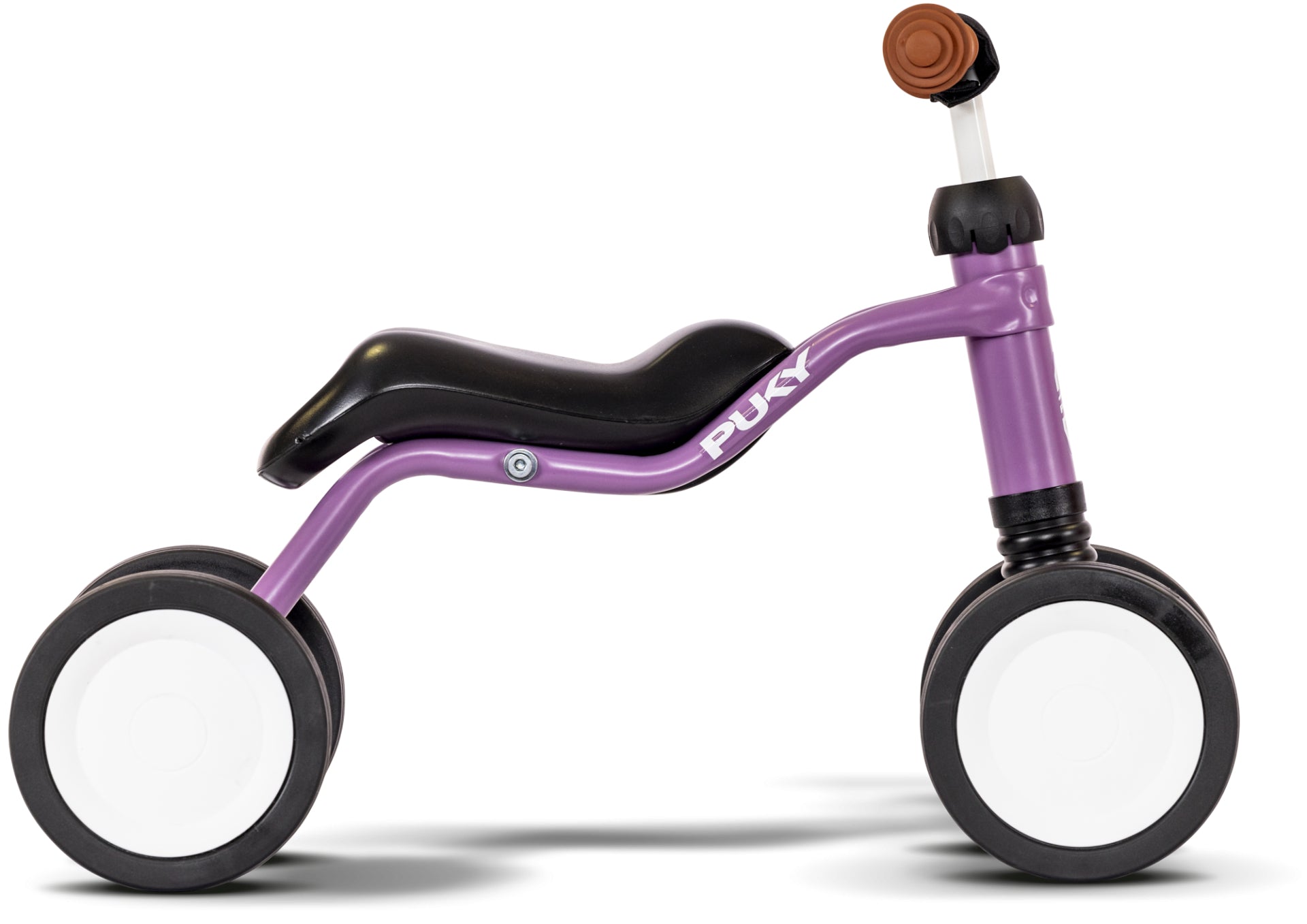 Puky Rutschfahrzeug – 3 Räder, max. Belastung 20 kg, Lenkeinschlagbegrenzung – ab 1,5 J. – Aluminium, violett