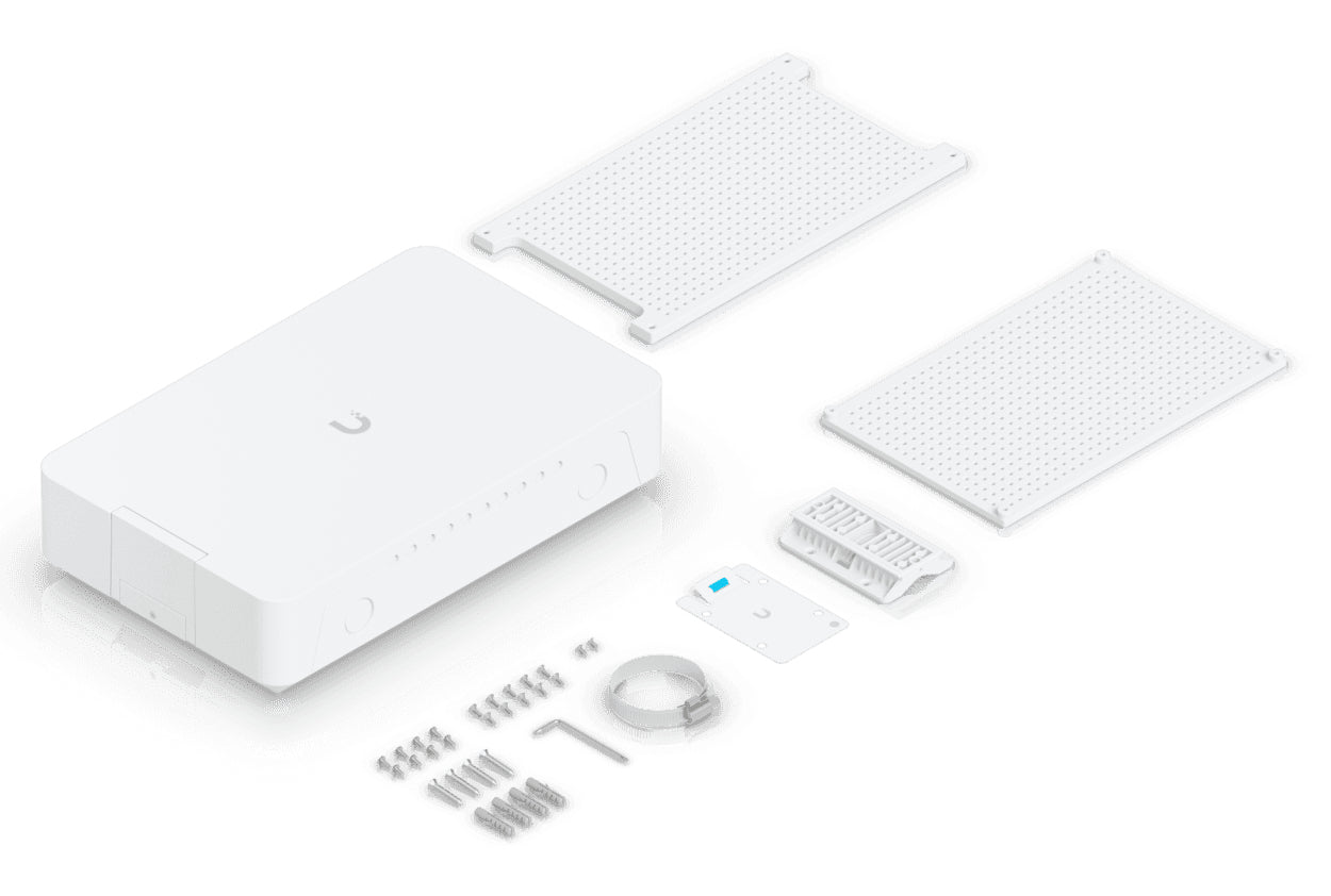 Ubiquiti UACC-FLEX-UTILITY-PRO – Montagehalterung – für USW-Flex-2.5G-5, USW-Ultra, USW-Flex-2.5G-8 und andere, IPX