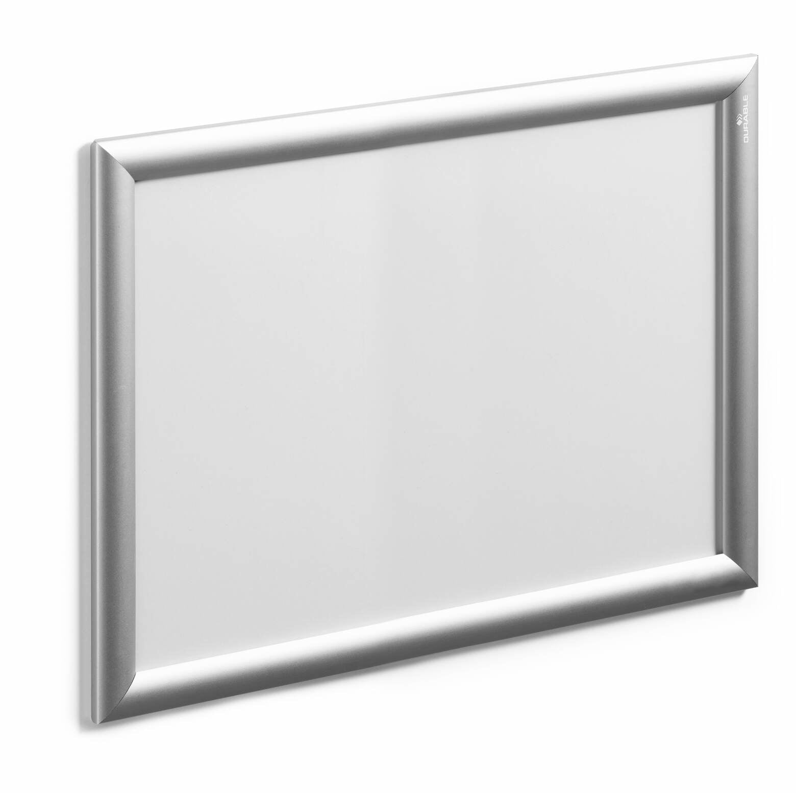 Durable Wandrahmen – 278 × 402 mm, silber, Aluminium