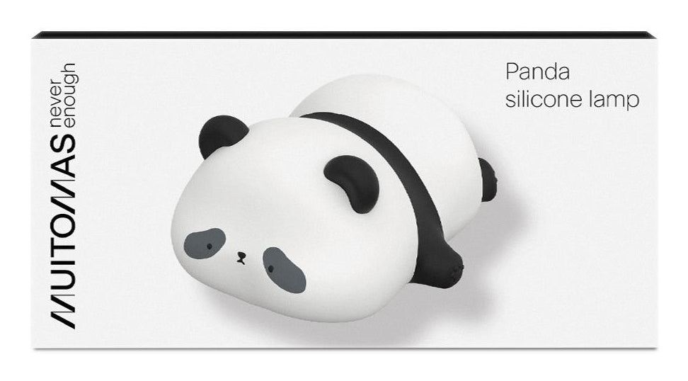 Muitomas Nachtlicht Panda – Mehrfarbig, Akku, USB-C, 14 cm – Weiss