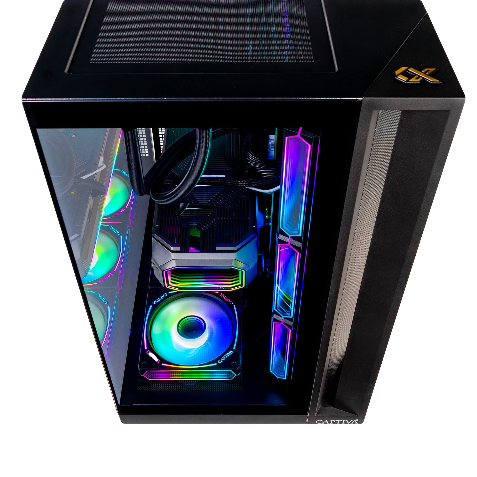 Captiva Highend Gaming R10-3419 Tower – AMD Ryzen 7 9800X3D, 32 GB RAM, 2 TB SSD, Windows 11 Home
