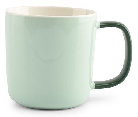 ONA Becher Mae – 370 ml, Ø 8,8 cm, H 9,0 cm, Porzellan, Grün, spülmaschinenfest, mikrowellengeeignet