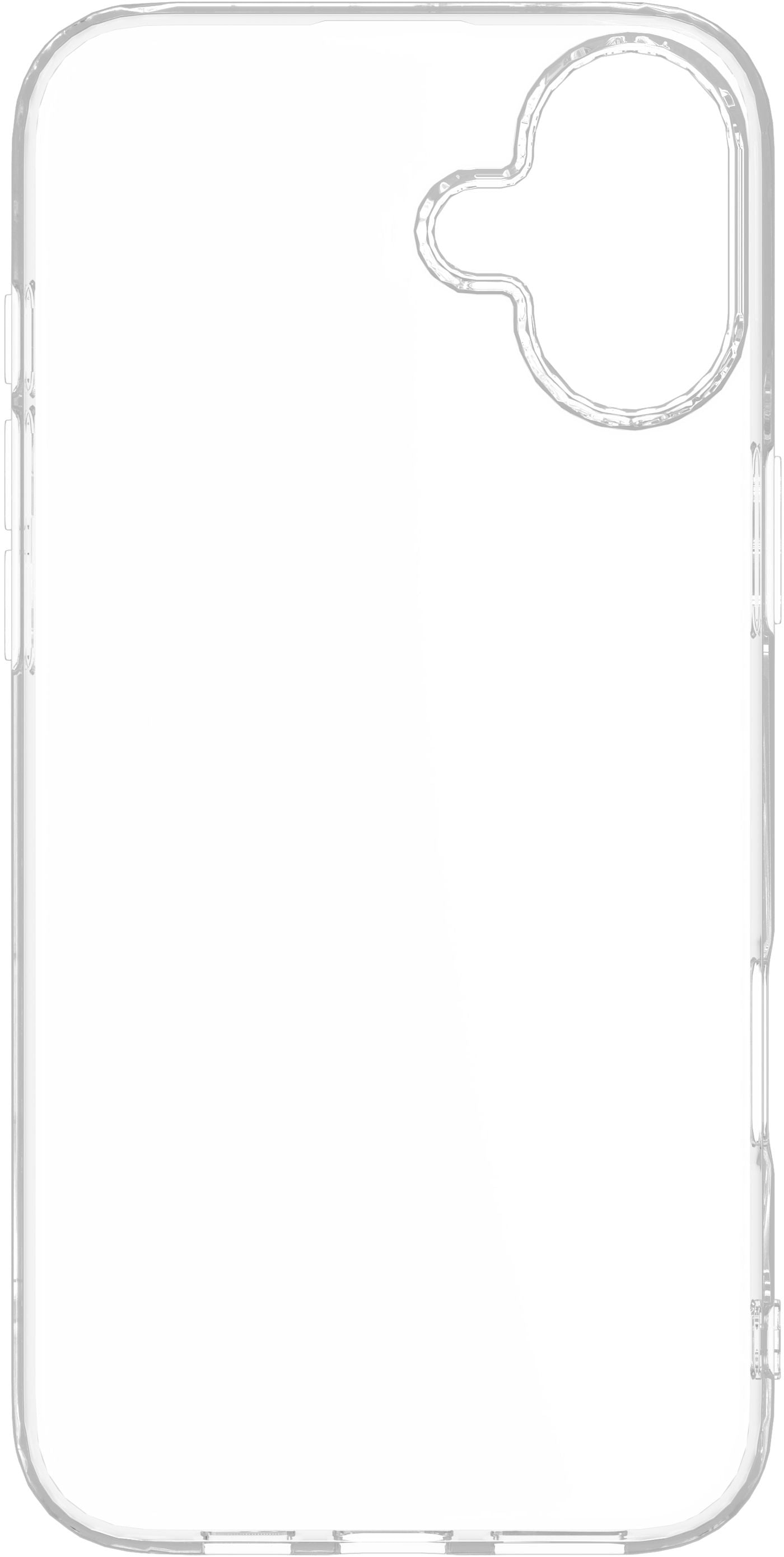 eSTUFF INFINITE (GRS) VIENNA – Backcover – für Apple iPhone, TPU, Transparent