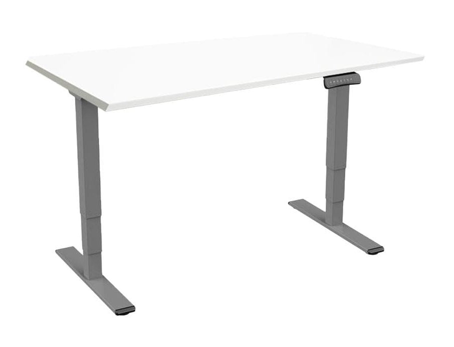 Contini Stehtisch – 140 × 80 × 170 cm – grau – höhenverstellbar