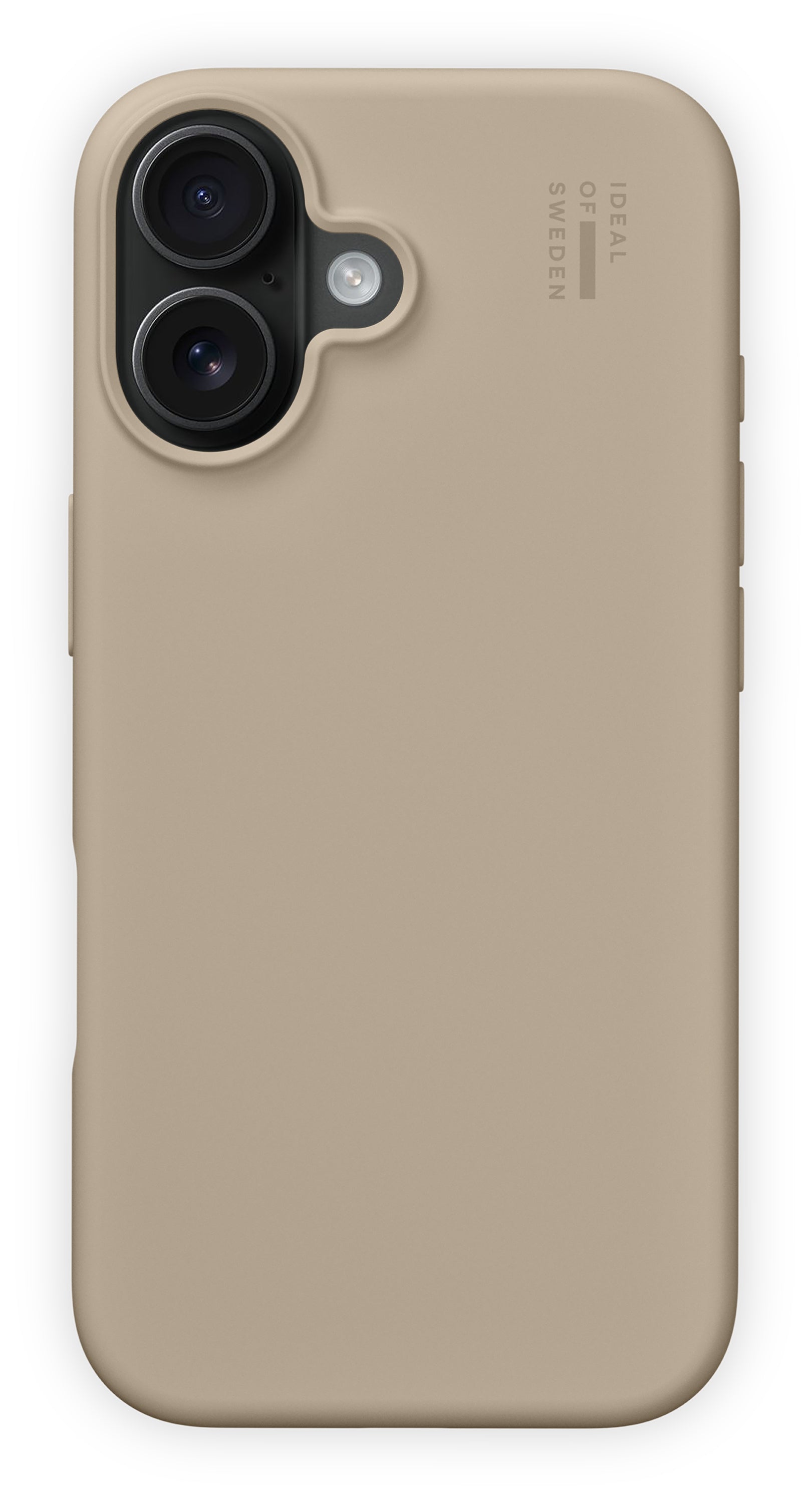 iDeal of Sweden Backcover – für Apple iPhone 16, MagSafe, Polyester+Silikon, Beige, bis 2 m sturzsicher