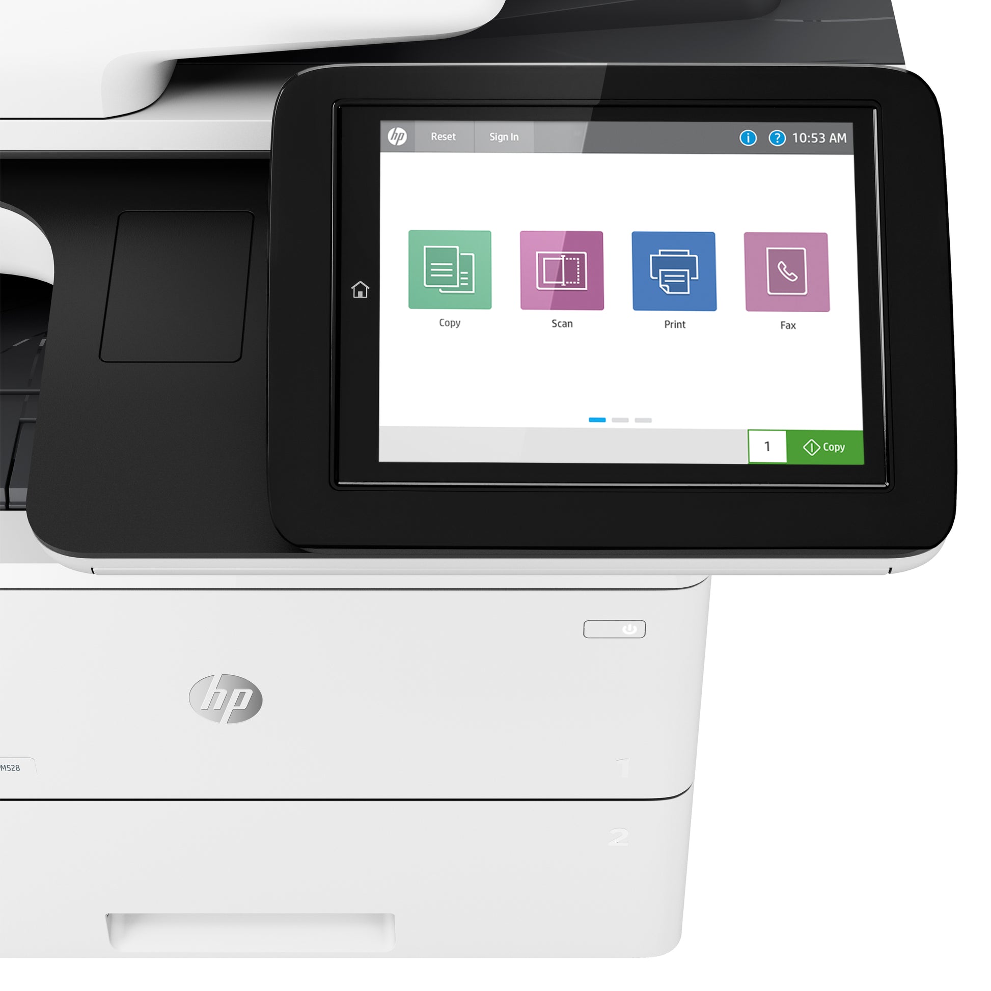 HP LASERJET ENTERPRISE M528DN – S/W Laser-MFP A4, 3-in-1 – LAN – Duplex – 43 Seiten/Min S/W