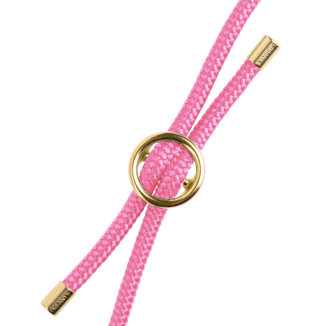 Urbany's Necklace-Hülle – für Apple iPhone 17 Pro – silber/rosa