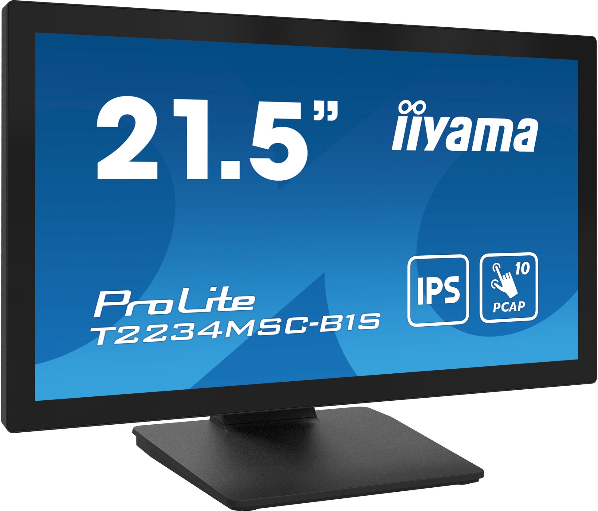 iiyama Monitor, 21,5" 1920 × 1080 (Full HD), IPS, Touch, 305 cd/m², VGA, HDMI