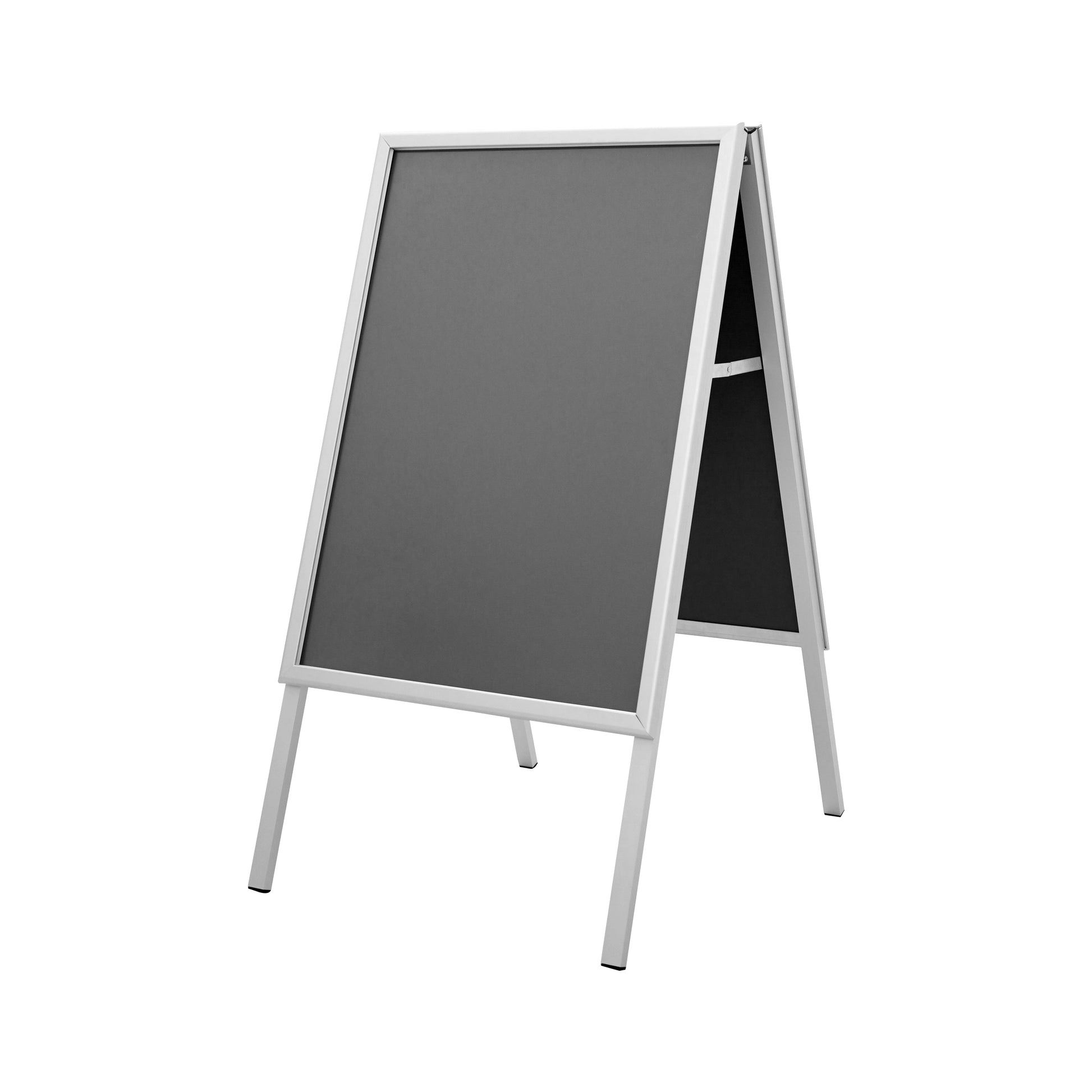 Europel Plakatständer CLASSIC – für A1, silber, 670×100×1220 mm