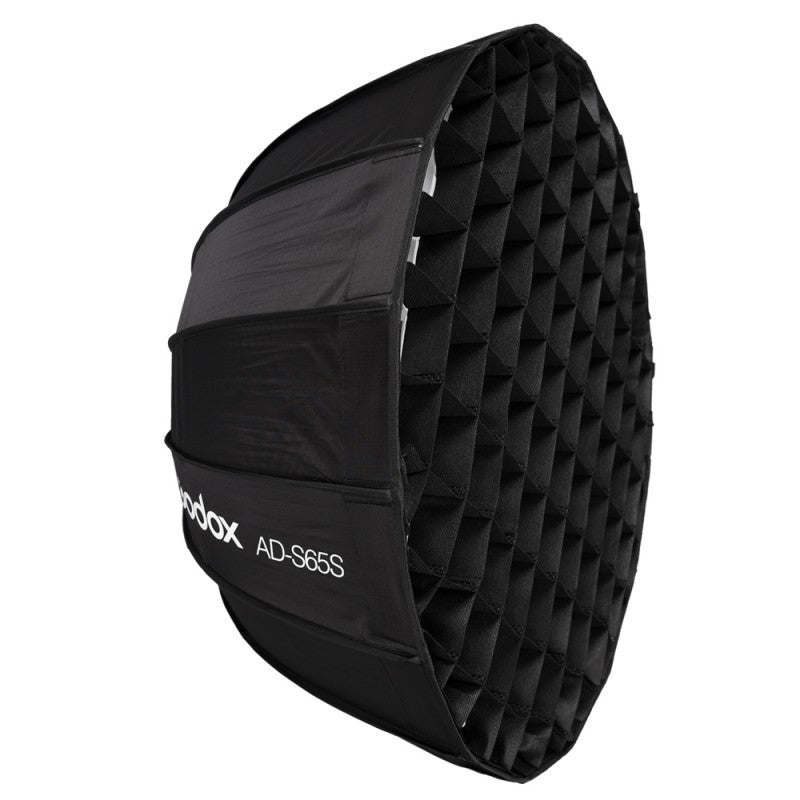 Godox AD-S65S Octa-Softbox 65 cm – parabolisch, mit Grid & 2× Diffusor, 2× Beauty-Reflektor – für AD300Pro, AD