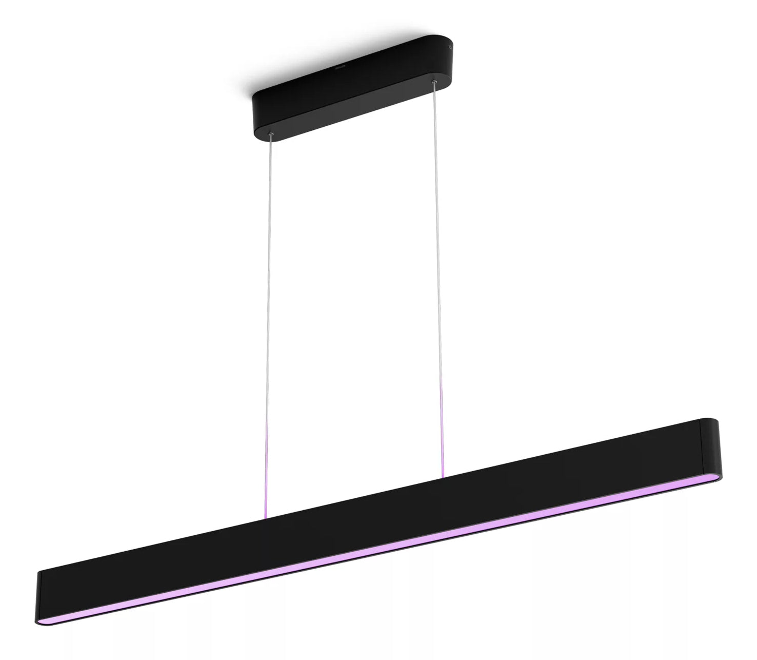 Philips by Signify Philips Hue Hängeleuchte Ensis – LED 79 W, 5500 lm, 2000–6500 K, dimmbar, ZigBee/Bluetooth – Schwarz