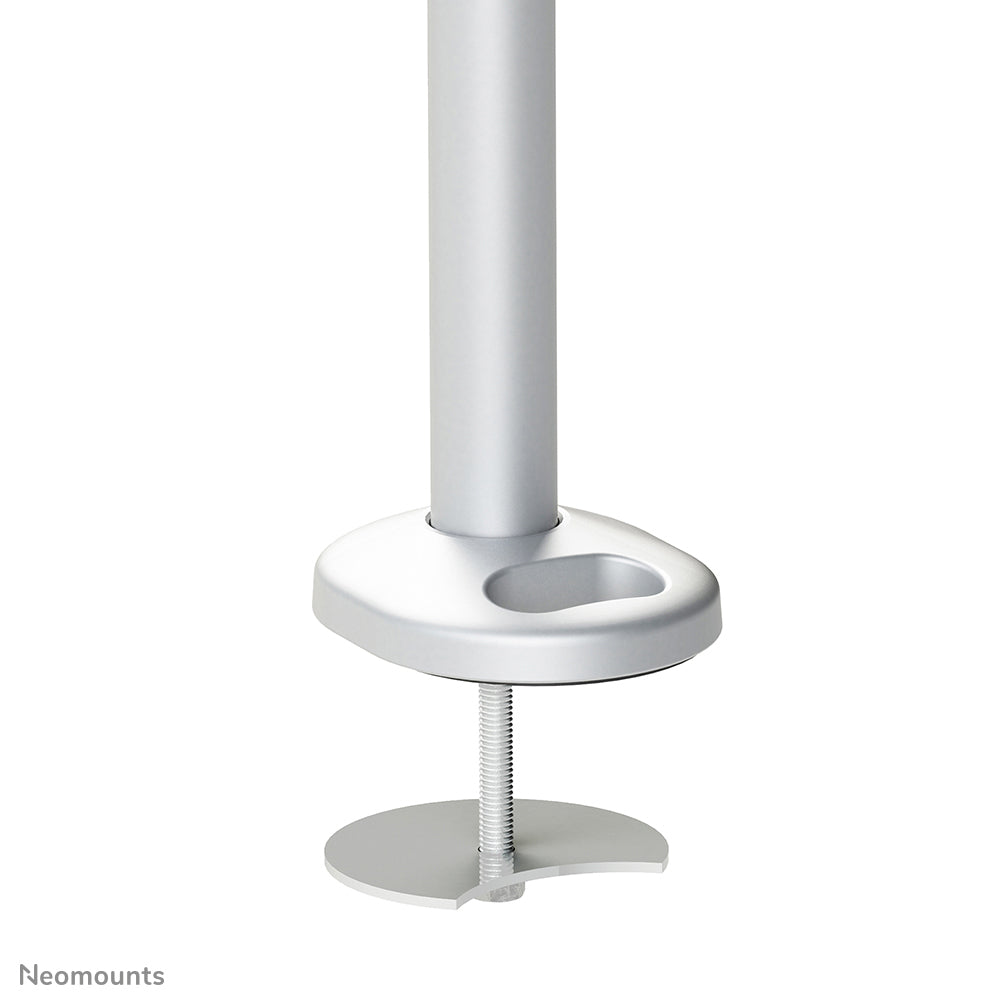 Neomounts FPMA-D935G – Tischhalterung, Tischdurchführung, bis 30", 12 kg, höhenverstellbar, Silber