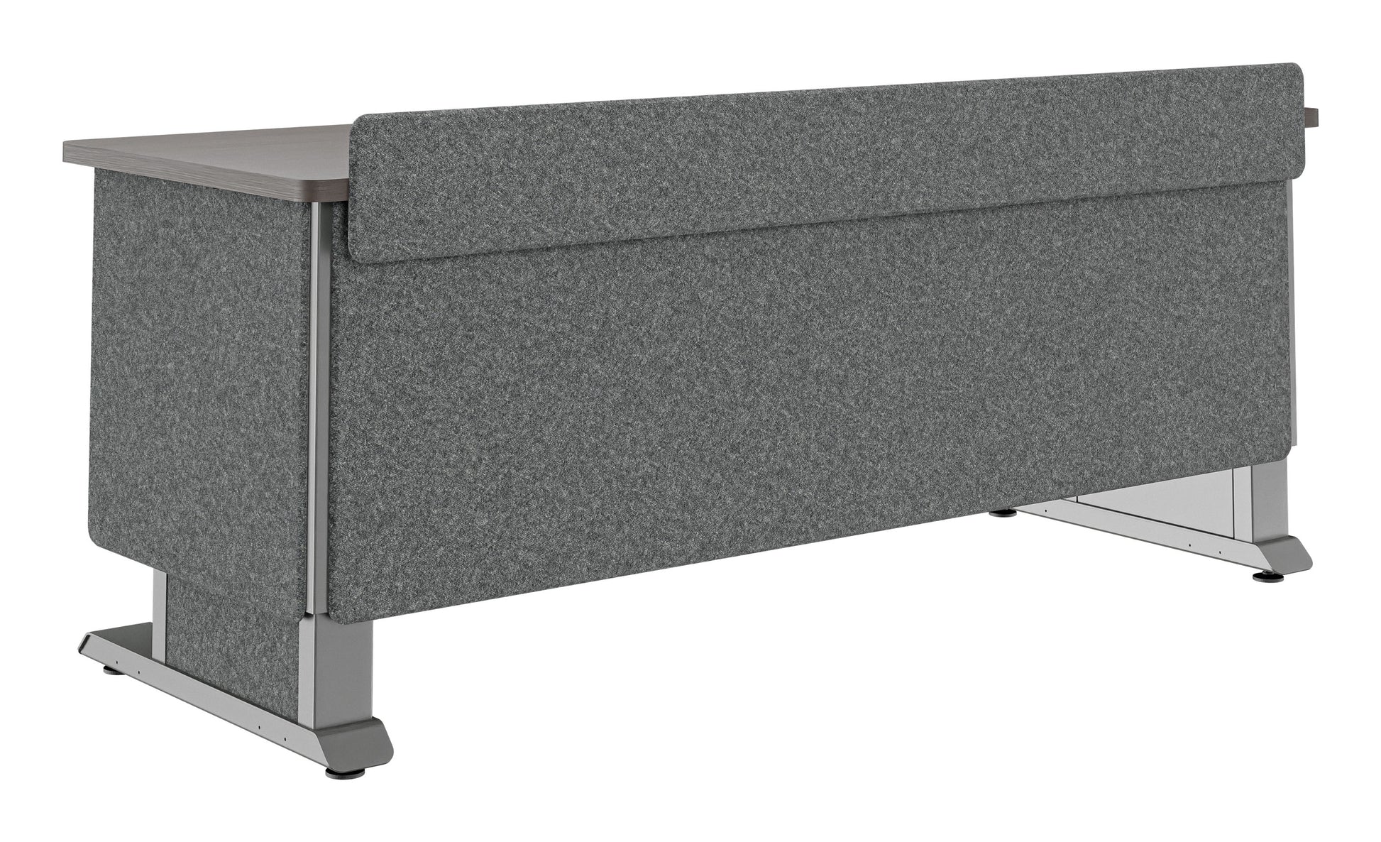 Middle Atlantic FML-72AA3GC-UK – Höhenverstellbarer Tisch, 183 × 68,5 cm, elektrisch, 71–106,5 cm, 73 kg, Grau