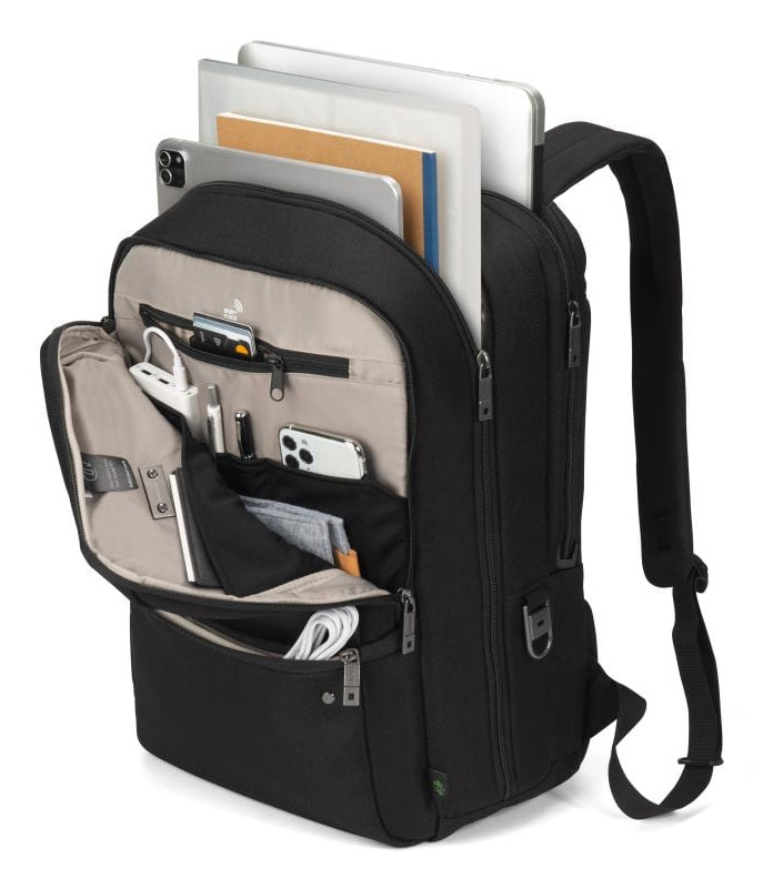 DICOTA Notebook-Tasche bis 17,3" – abschliessbar, mit Schultergurt – Schwarz