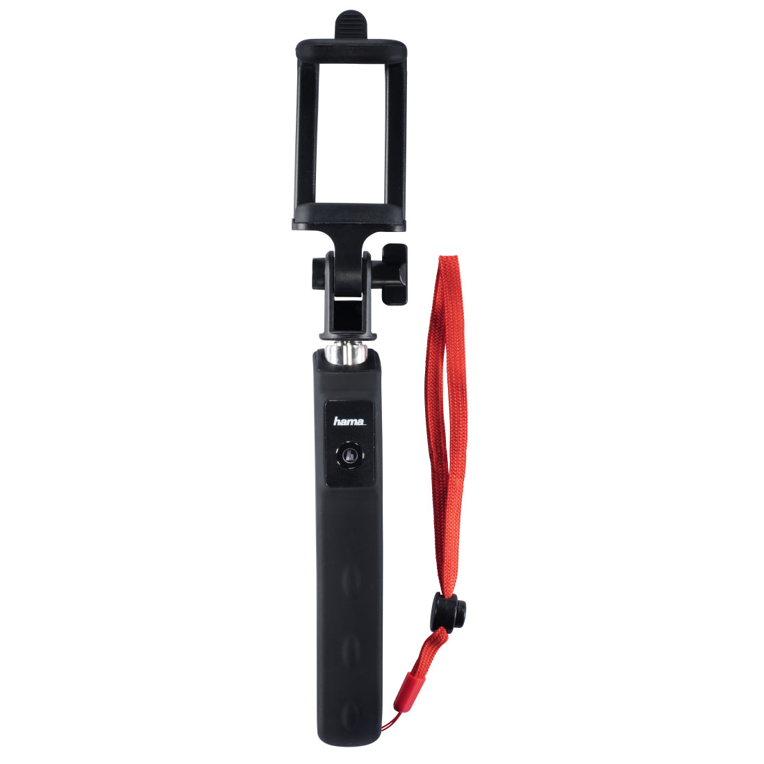 Hama Selfie-Stick, Bluetooth-Auslöser, teleskopisch 70 cm – für Smartphones – Schwarz, Kunststoff