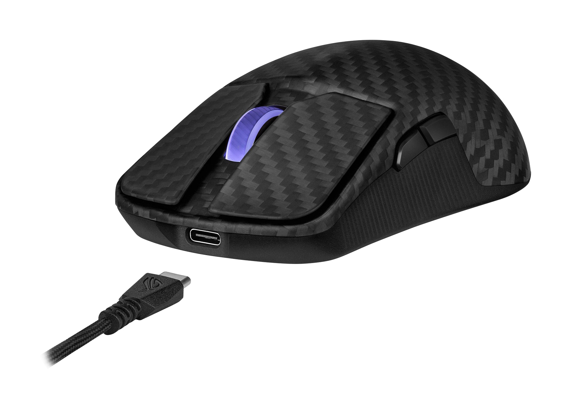 ASUS ROG Harpe Ace Extreme Gaming-Maus – kabellos, 42'000 dpi, 8'000 Hz, 4 Tasten, für Rechtshänder, schwarz