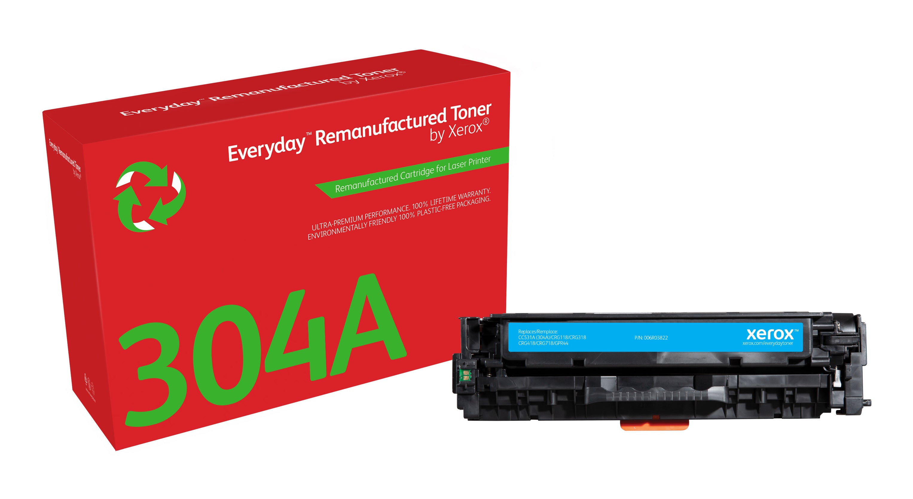 Xerox CC531A Cyan Toner – Kompatibel – 2'800 Seiten – für HP Color LaserJet CP2020/CP2025/CM2320