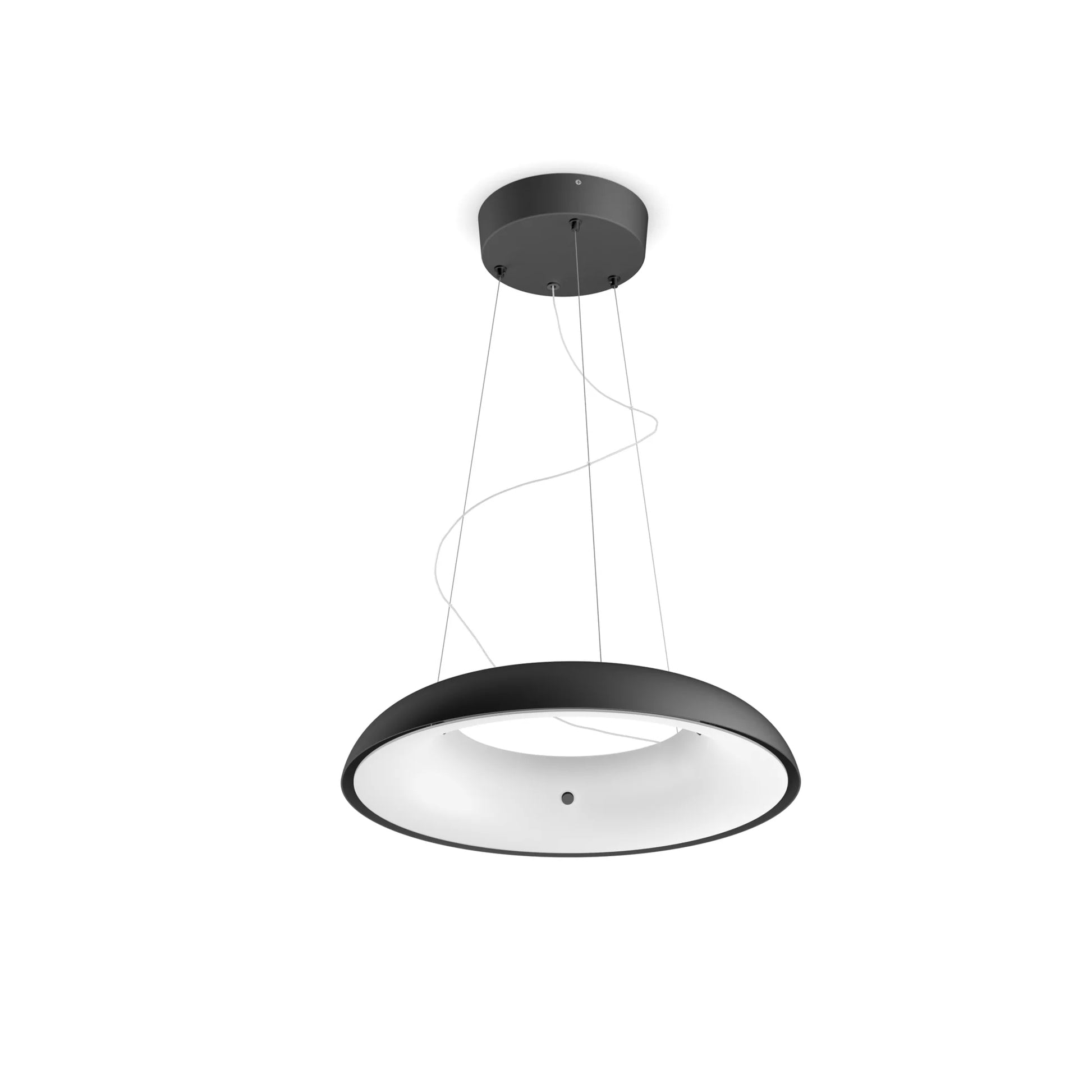 Philips by Signify Philips Hue Pendelleuchte White Amb. Amaze – Ø 43,4 cm, 2750 lm, 2200–6500 K, dimmbar, ZigBee/BT, schwarz