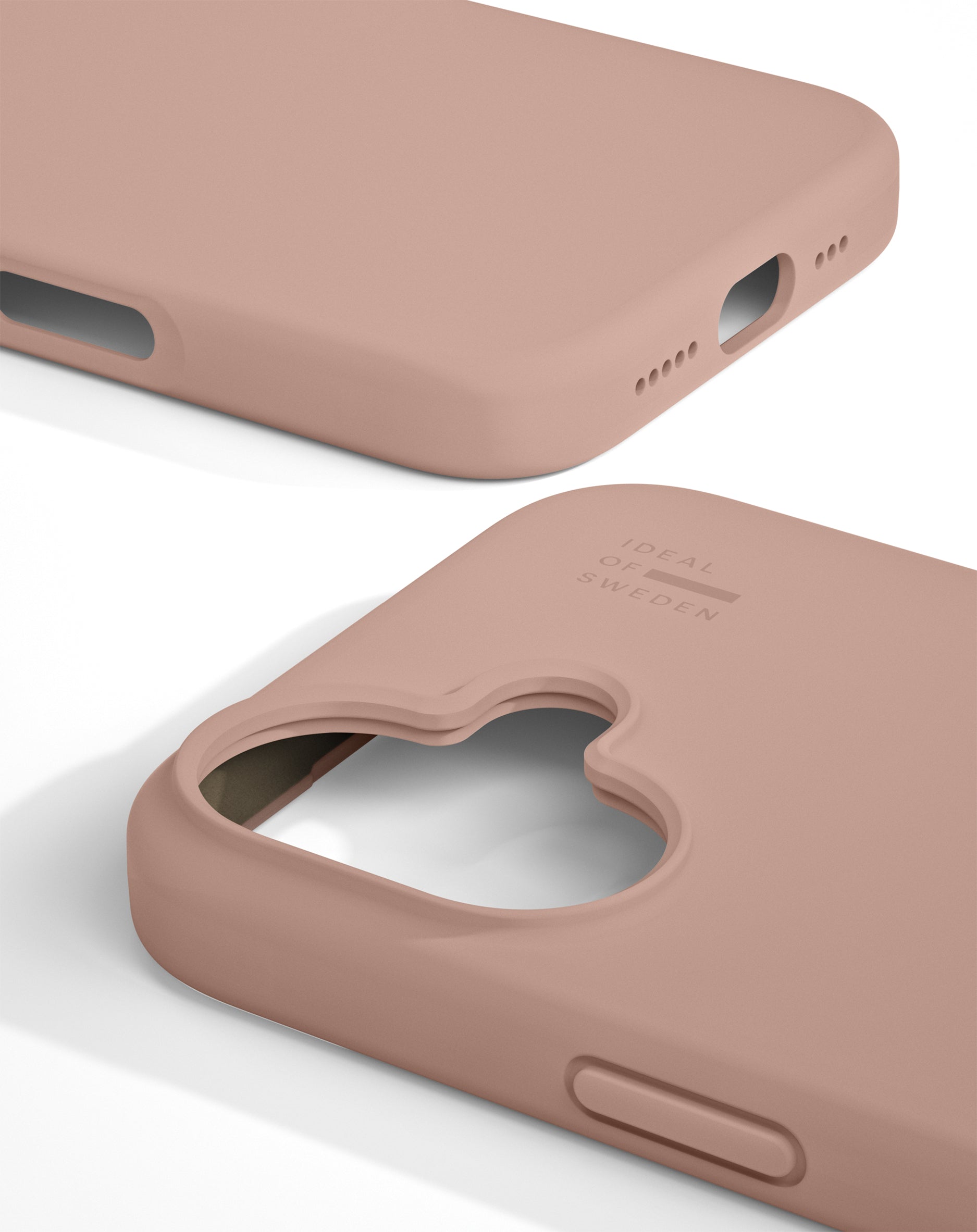 iDeal of Sweden Backcover – für Apple iPhone 16, MagSafe, Silikon, Blush Pink, bis 1,52 m sturzsicher