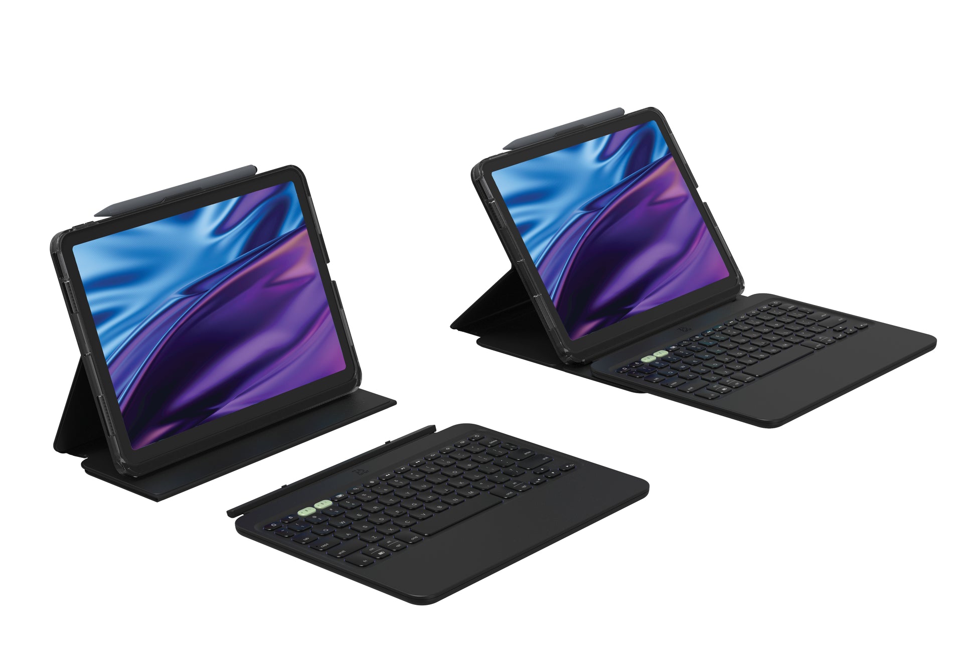 ZAGG KB Pro Key2 – Tastatur, UK-Layout (EN), Schwarz – für iPad Air 11 (M2/M3)