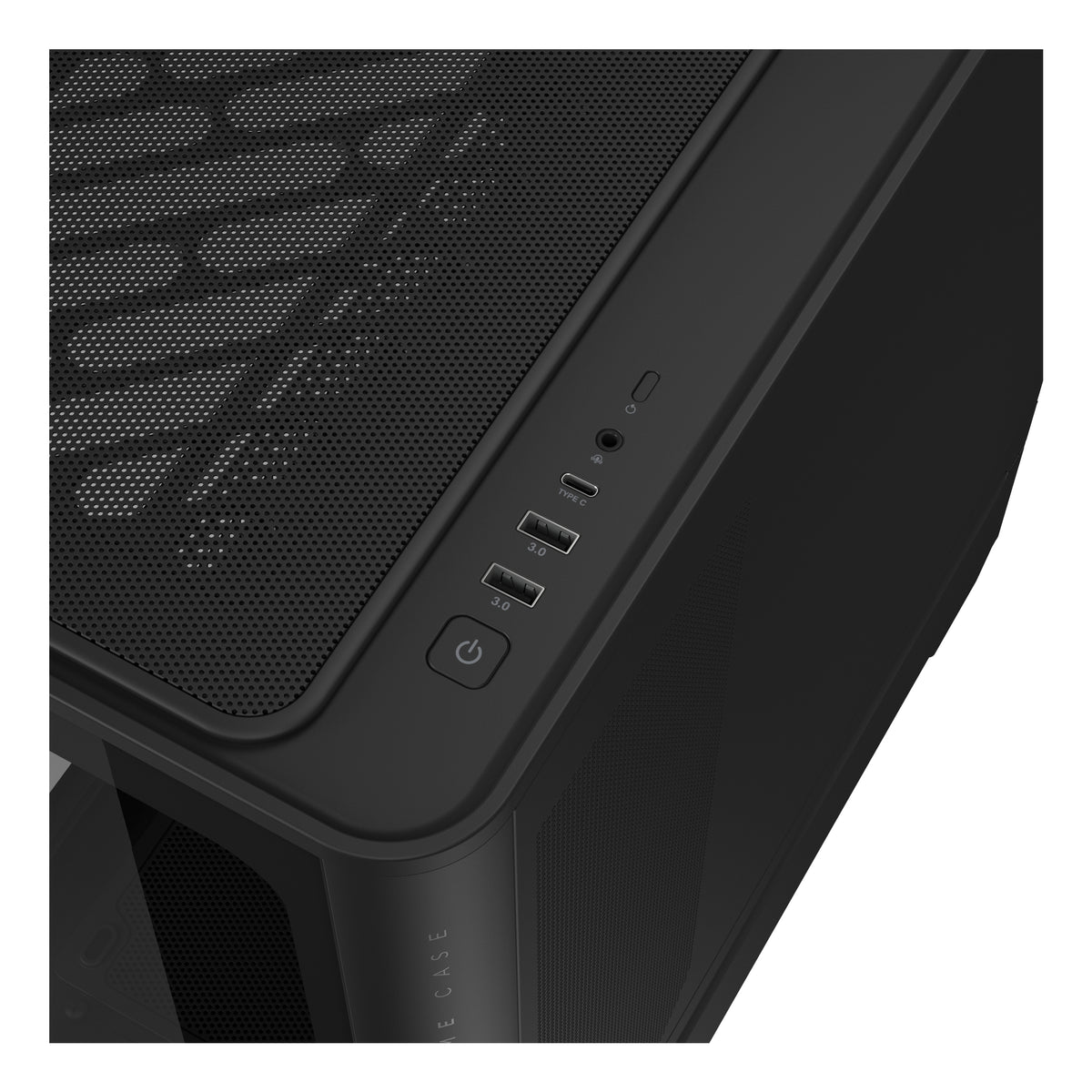 ASUS PRIME AP304 TG – PC-Gehäuse – Schwarz, Seitenfenster, ARGB, 4×120 mm, ATX/mATX/Mini-ITX, 450×240×535 mm
