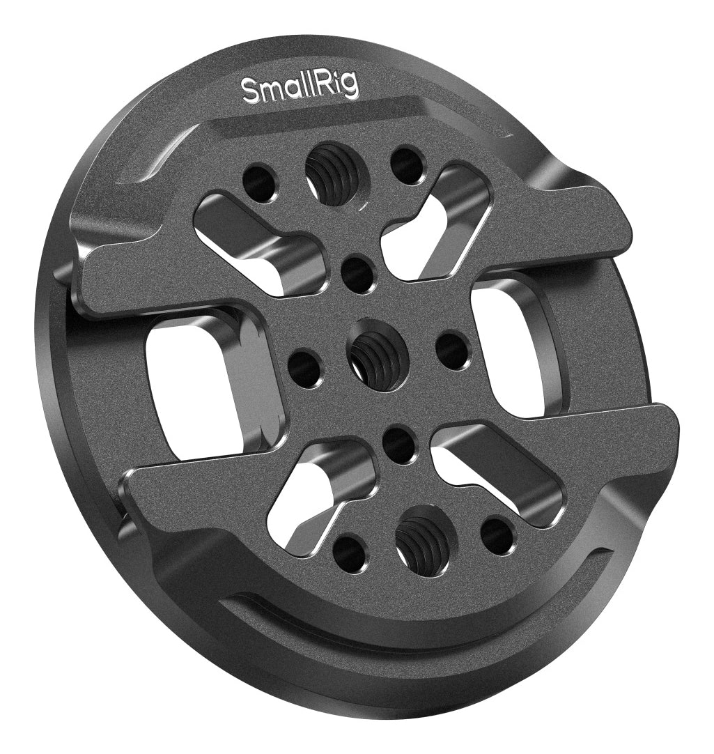 SmallRig 5155 – Montageplatte – 1/4-20", Aluminium/Silikon – für Smartphones – Schwarz
