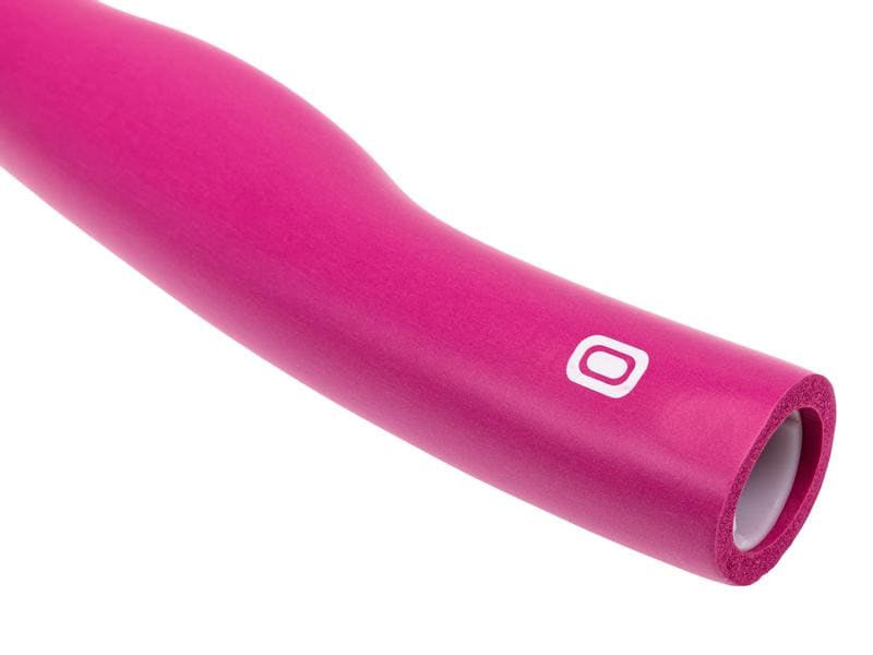 KOOR Hula Hoop – 100 cm, 1,8 kg, 6 Segmente – grau, pink