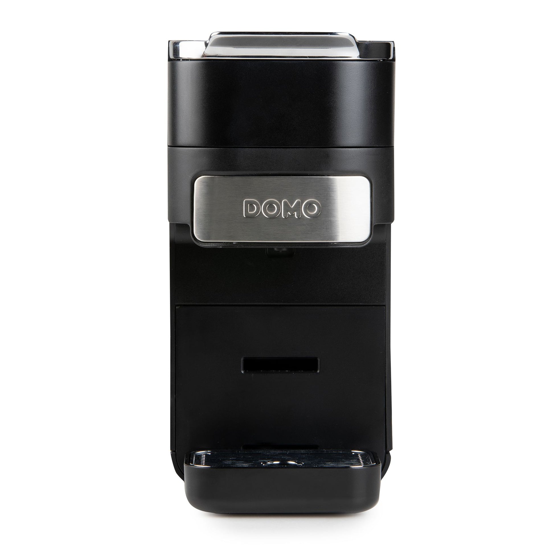 Domo DO748K Kapselmaschine – für Dolce Gusto, E.S.E. Pads, Nespresso, 1,5 l, schwarz, 12,5 × 26,4 × 33 cm