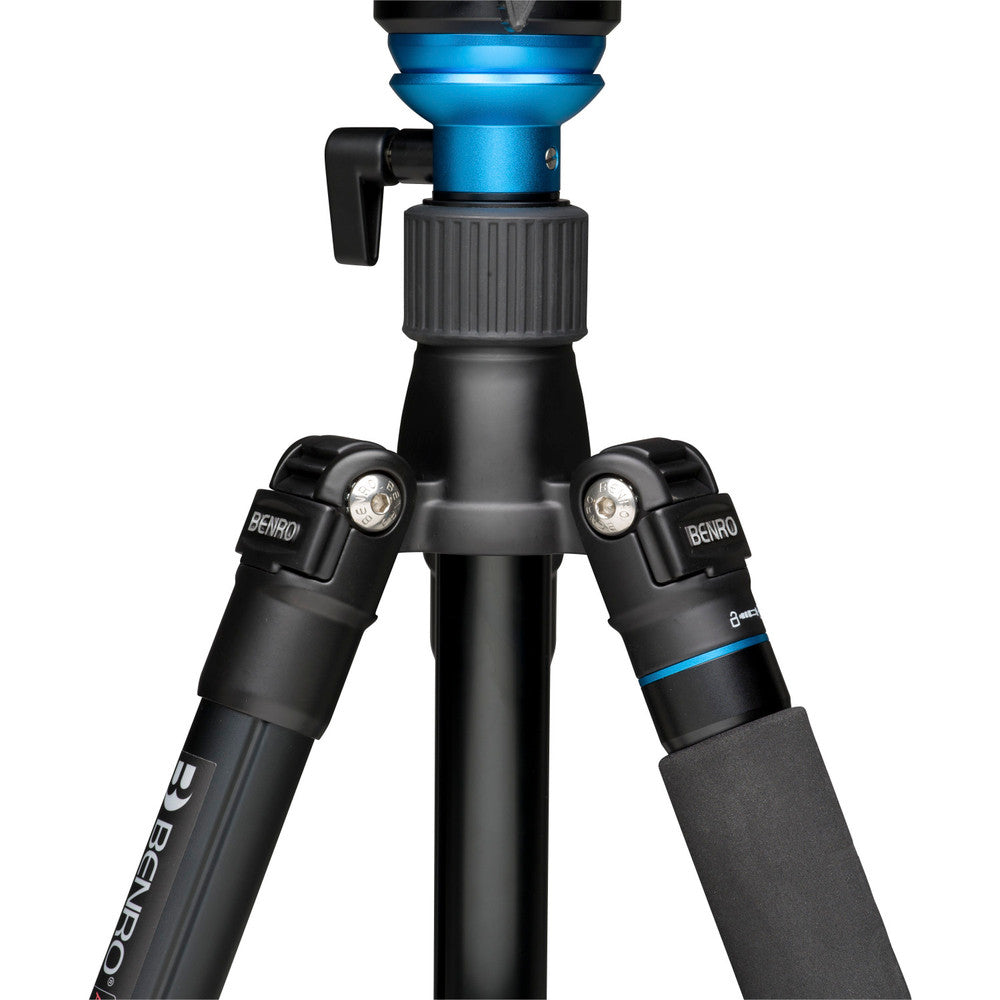 Benro A1883FS2PRO Aero Videostativ – 165 cm max, 2,5 kg Traglast, Aluminium – Schwarz