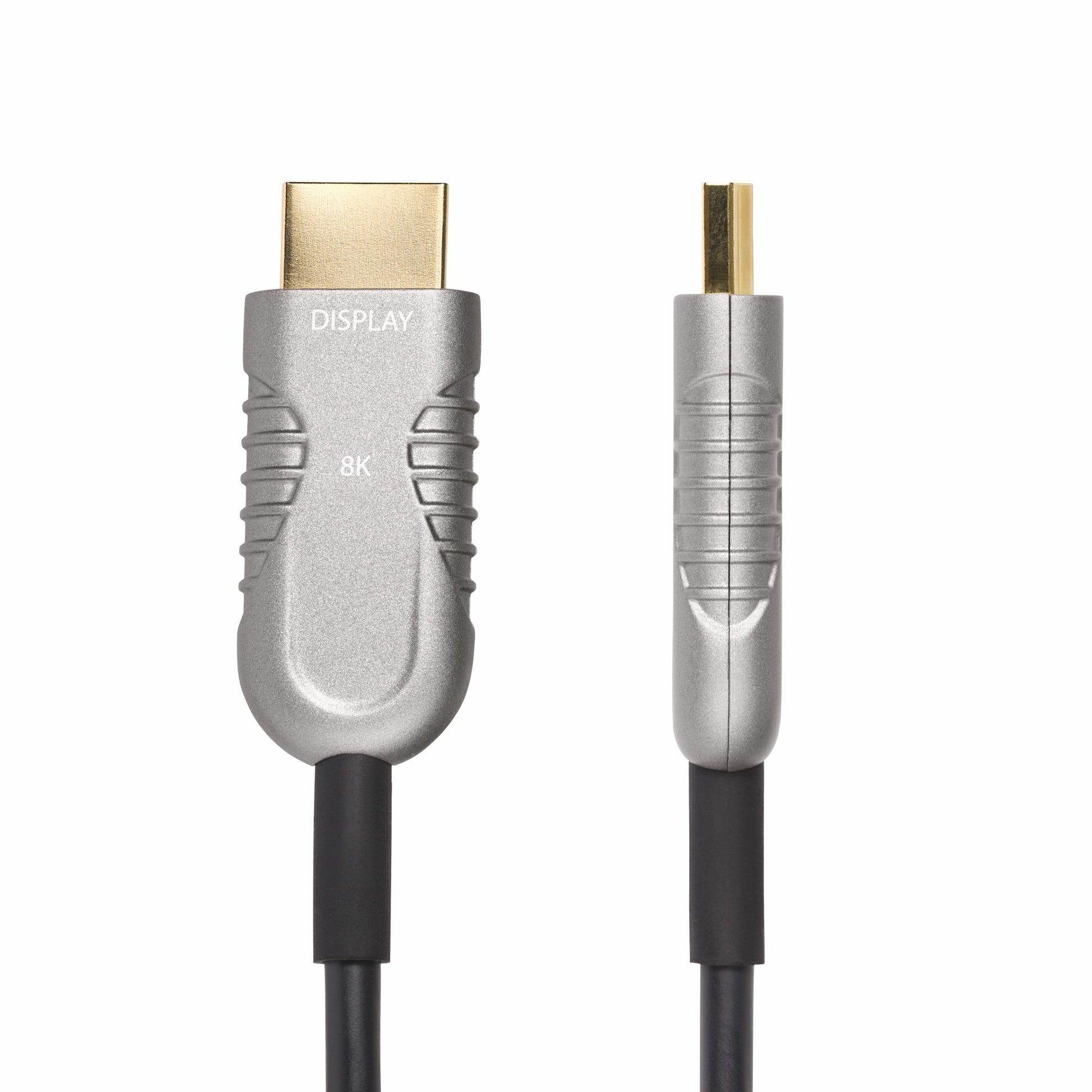 StarTech.com HDMI Kabel HDMI 2.1 8K 60 Hz – 9,1 m – AOC, HDR – Schwarz/Silber