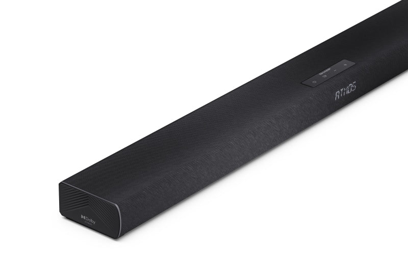 Sharp HT-SBW320 – Soundbar – 2.1, Dolby Atmos/DTS Virtual:X, mit kabellosem Subwoofer, 360 W – Schwarz