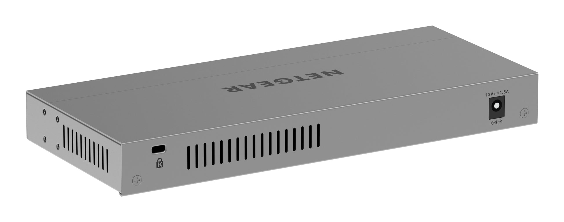 NETGEAR GS108MX-100EUS – Unmanaged L2 Switch – 8× 1G, 1× 10G, Desktop (Rack-Montage-Set)