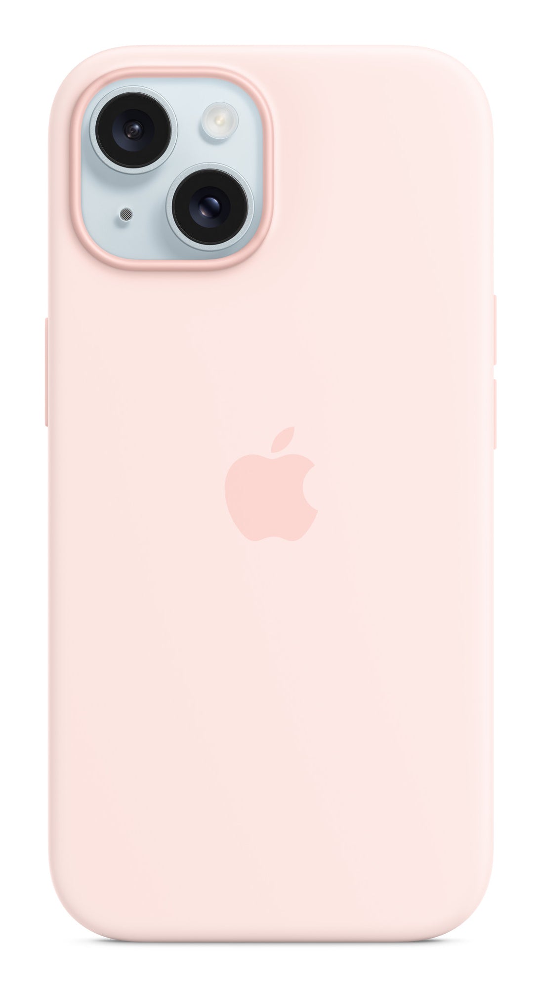 Apple Backcover – für Apple iPhone 15 – rosa – Silikon, MagSafe-kompatibel