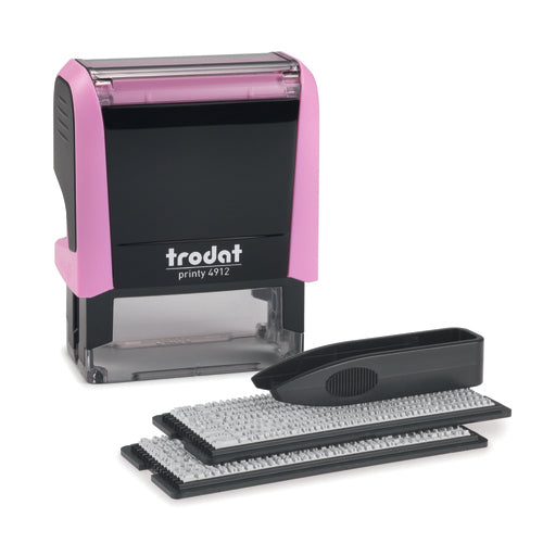 Trodat Motivstempel Printy 4912 Typomatic – Textstempel, selbstfärbend, 47 × 18 mm