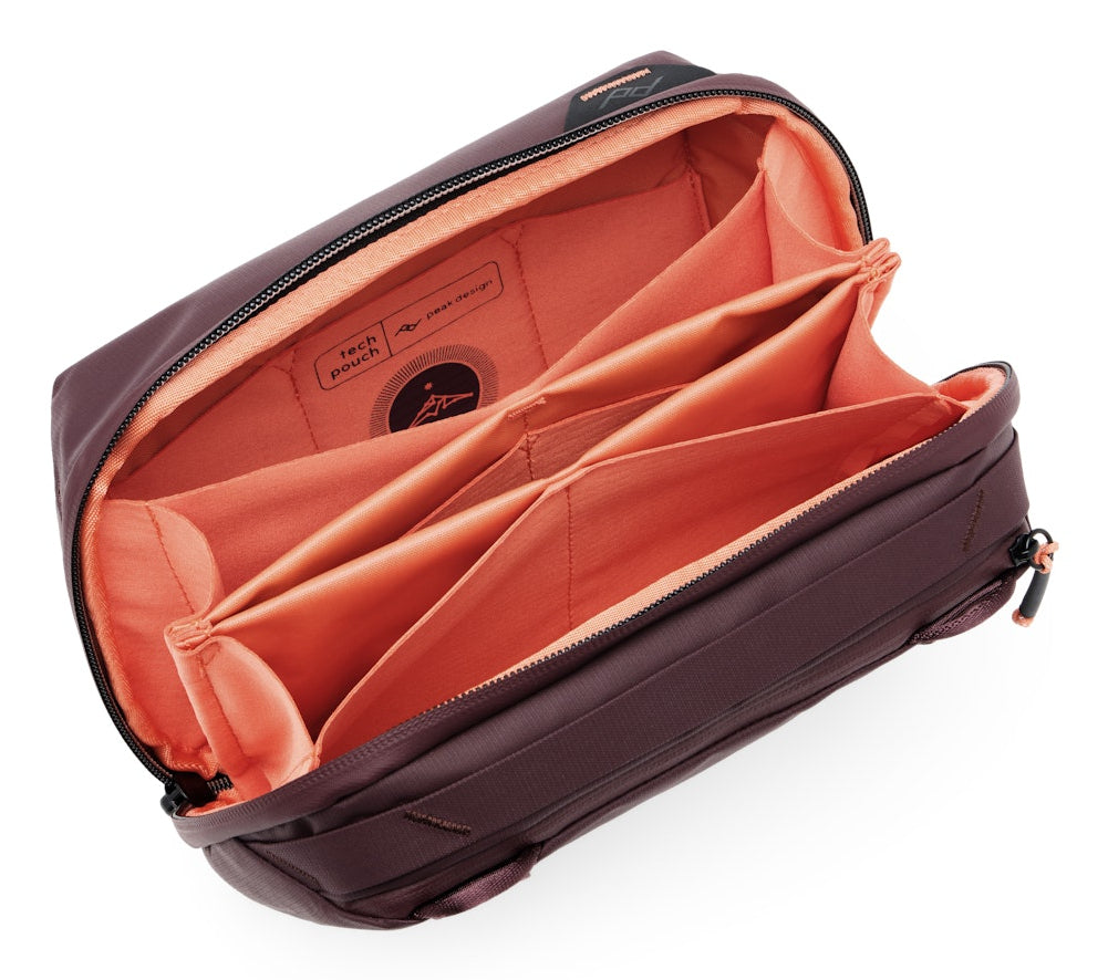 Peak Design Tech Pouch Zubehörtasche – Nylon/Polyester, 2 l – 240 × 150 × 100 mm – Eclipse