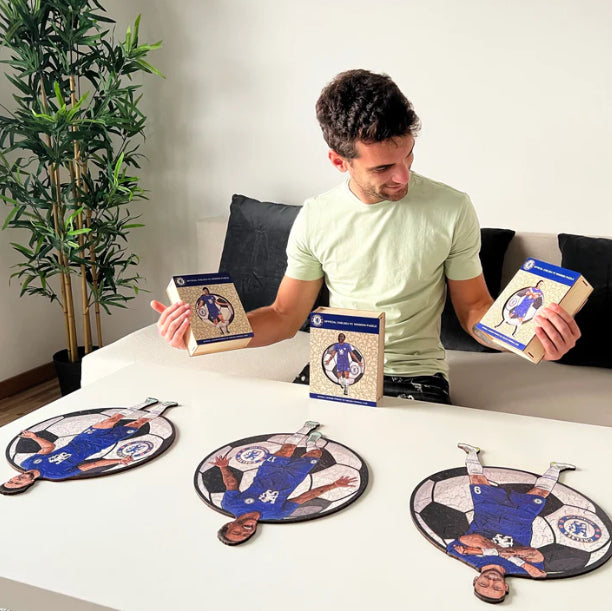 Iconic Puzzles Puzzle Chelsea FC – Raheem Sterling – 270 Teile – 30 × 42 cm – ab 14 J. – Holz – FSC