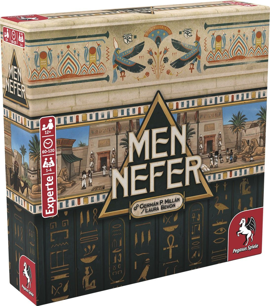 Pegasus Men-Nefer – Strategiespiel, 1–4 Spieler, ab 12 Jahren, 120 Min., DE