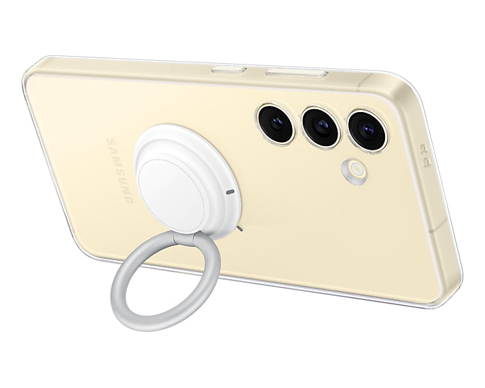 Samsung Backcover – für Samsung Galaxy S24, mit Ständer, Transparent, kratzresistent