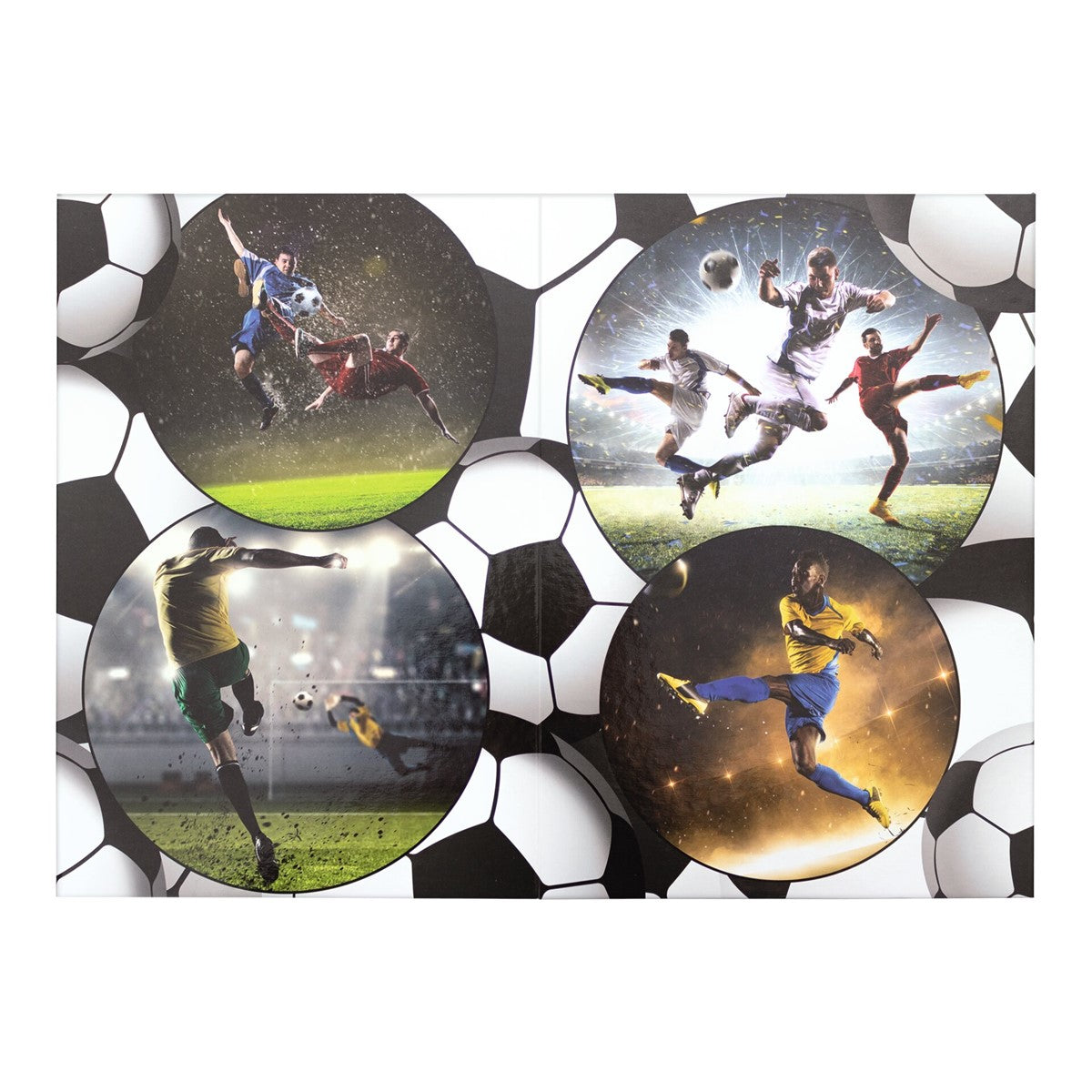 HERMA Papierkorb Fussball – 22 × 23 × 31,5 cm – Karton, rechteckig