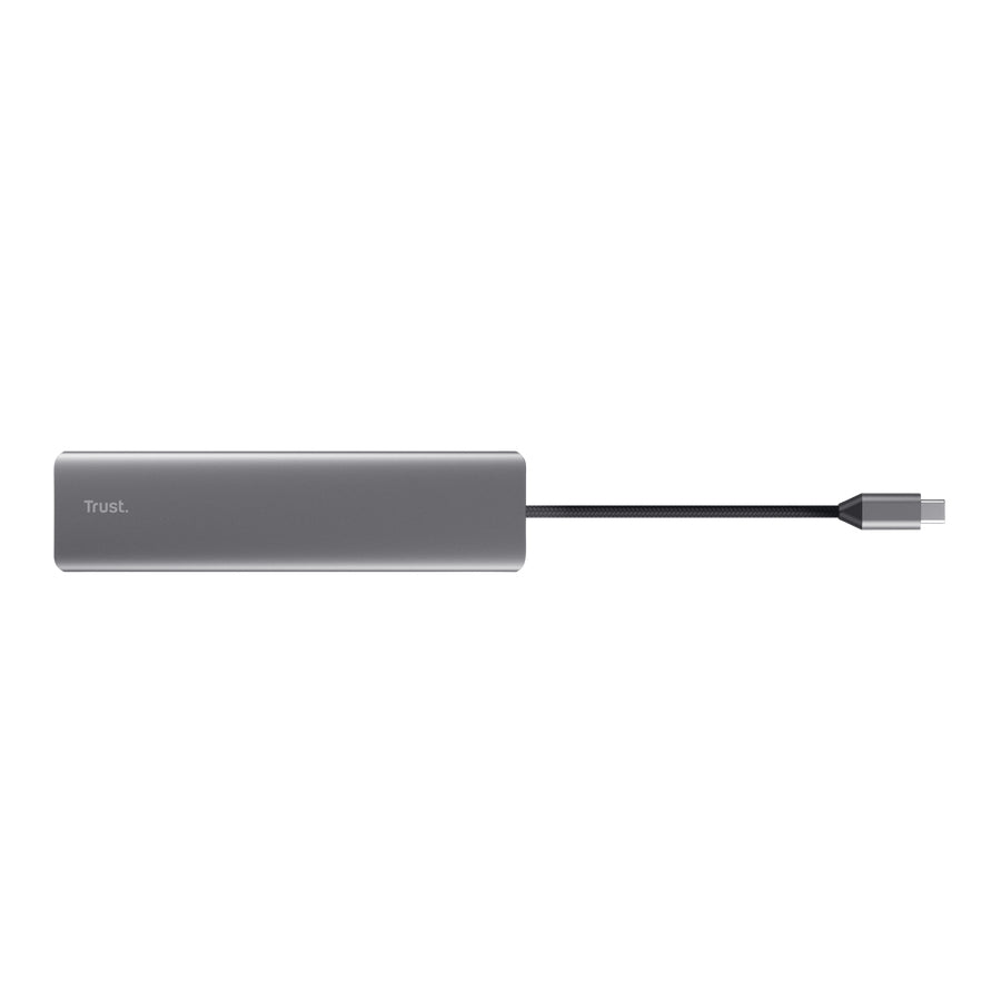 Trust USB-C Multiport-Adapter – 3× HDMI + 2× USB-A + 2× USB-C, USB 3.2 Gen 1, für Windows/Mac/ChromeOS