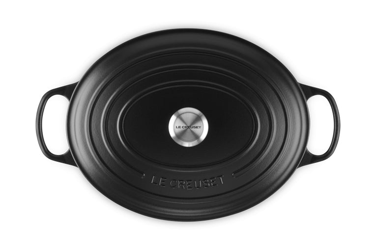 Le Creuset Kochtopf Signature – 8,9 l, Ø 45,1 cm, Gusseisen, Emaille, für Feuer, Schwarz