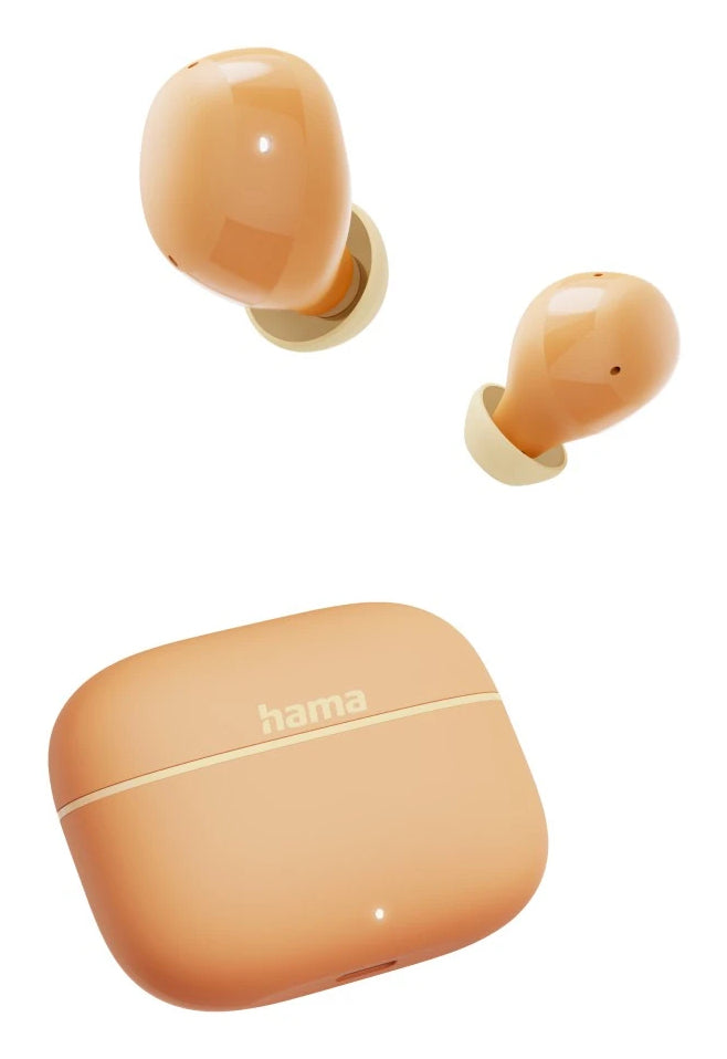 Hama Freedom Buddy II TWS In-Ear – Stereo, mit Ladecase, Orange, BT 5.3