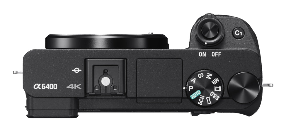 Sony Alpha 6400 – Systemkamera Body E-Mount, 24,2 MP APS-C, 4K 30 fps, Schwarz