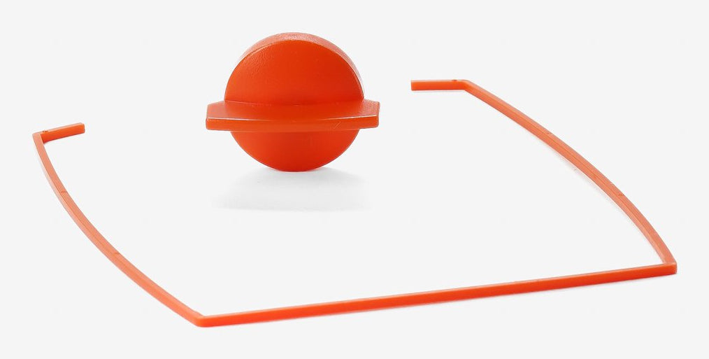 Baratza Stampfer Ø 15 cm, Kunststoff, orange