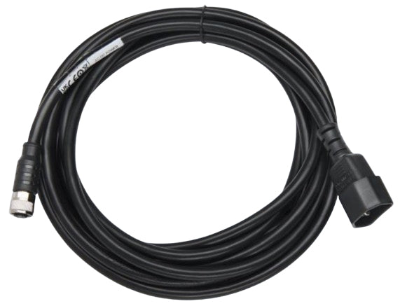 Zebra Netzkabel für FXR90, M12 auf IEC-Stecker, 3,5 m, Schwarz, CBL-PWRA035-M12IEC