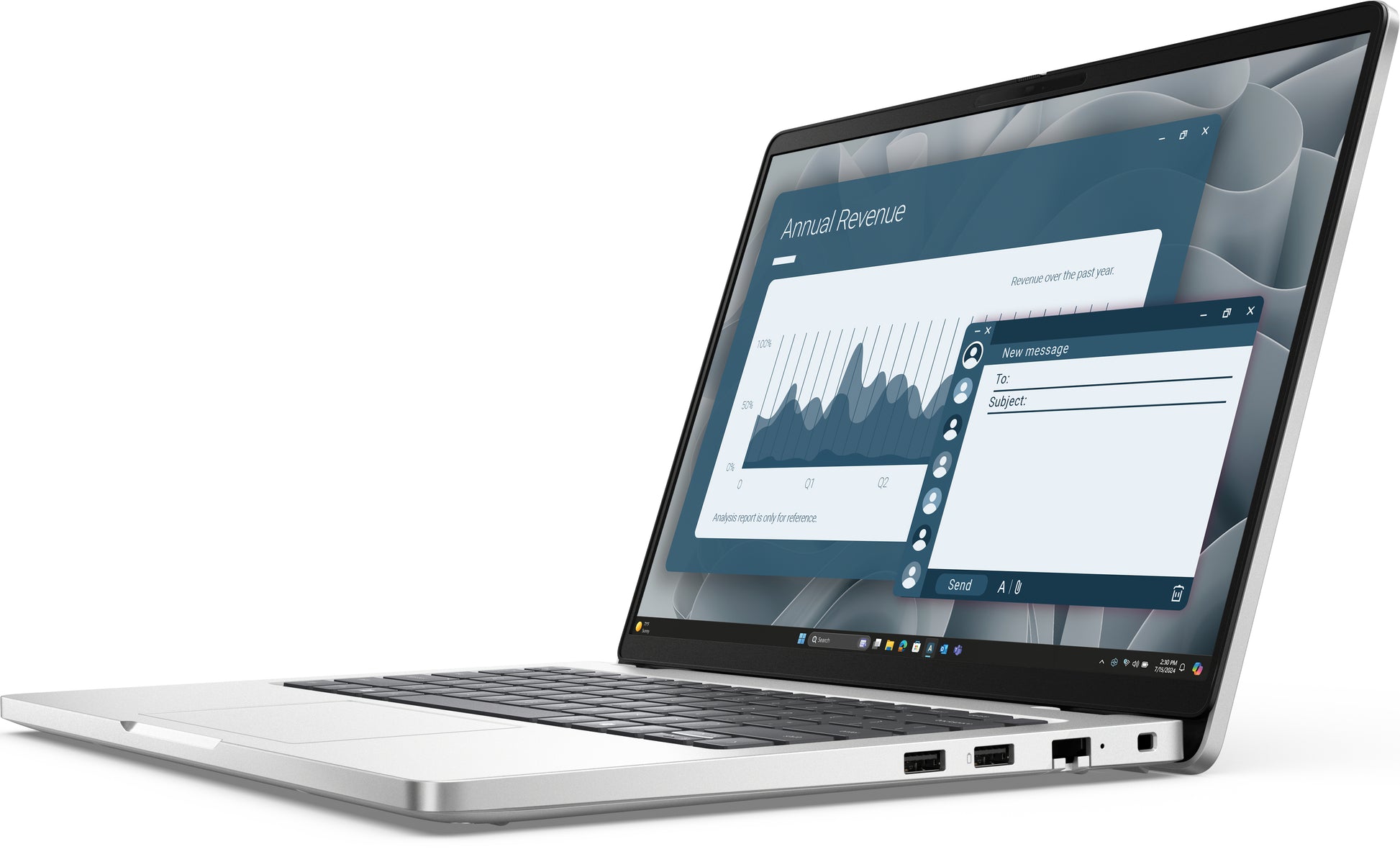 Dell Pro 14 PC14255 – 14" WUXGA, Ryzen AI 7 350, 16 GB, 1 TB SSD, Win 11 Pro, QWERTZ (CH)