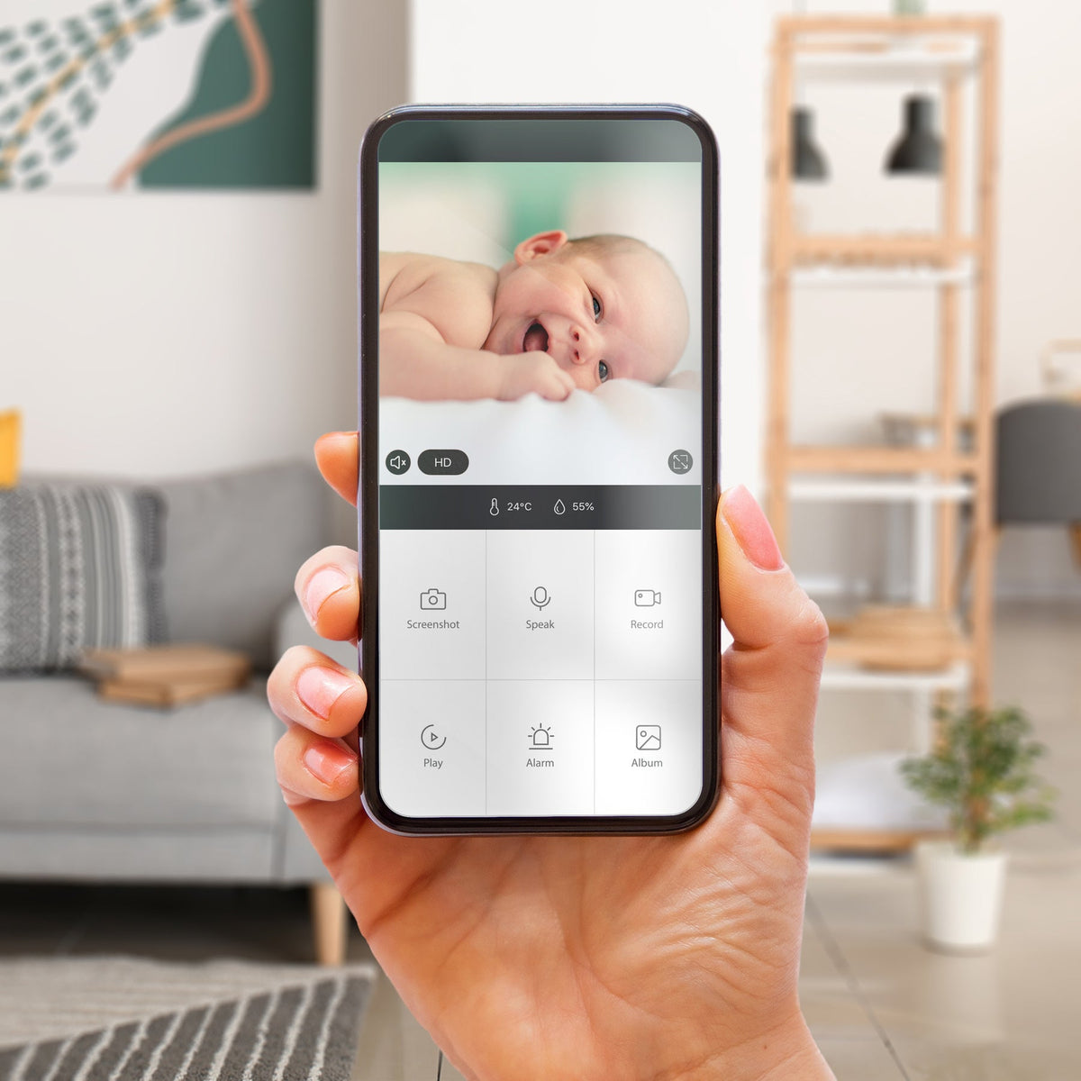 Alecto SMARTBABY10 – 1080p – WLAN – 2-Wege-Audio