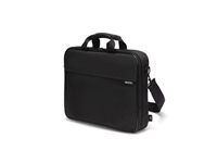 DICOTA Top Traveller ONE Notebook-Tasche bis 16" – Abnehmbarer Schultergurt, Aus Recyceltem PET – Schwarz
