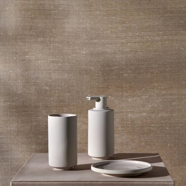 Blomus Seifenschale SAYA – Ø14×1,5 cm, Keramik, Beige